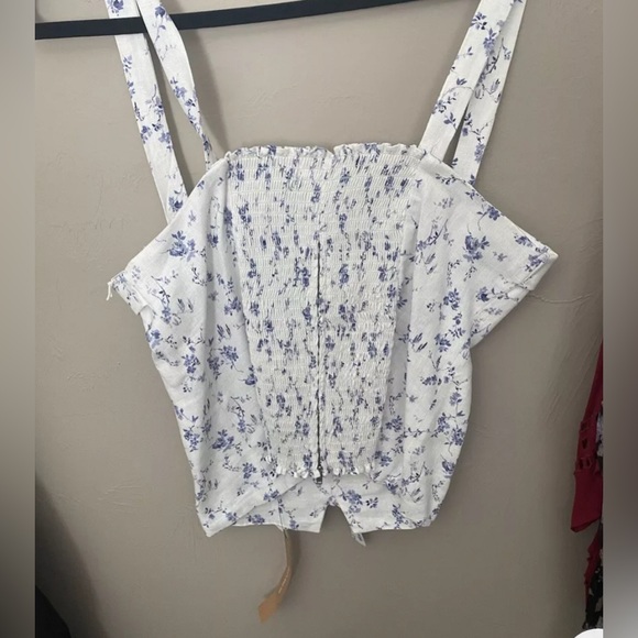 Reformation Sedgwick Linen Top - Picture 2 of 3